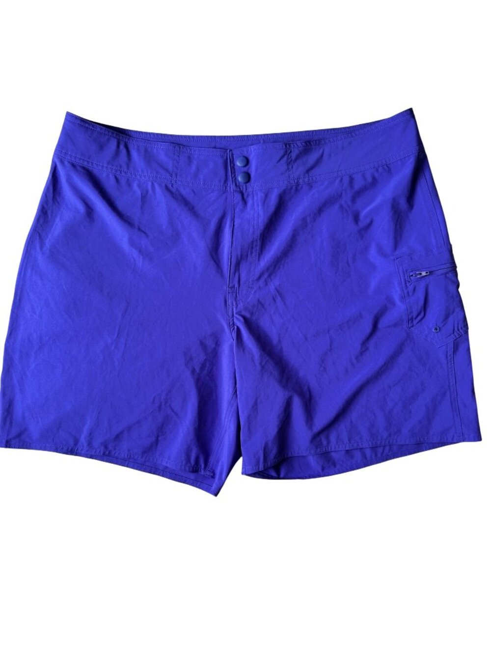 L.L. Bean Womens Outdoor Shorts Nylon Purple XL Water-Resistant Design Athletic